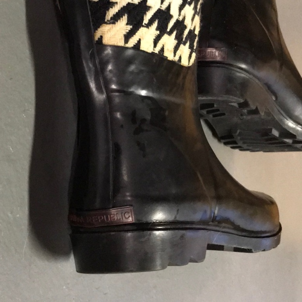 Houndstooth Rainboots - image 2